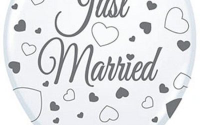 Just Married versiering
